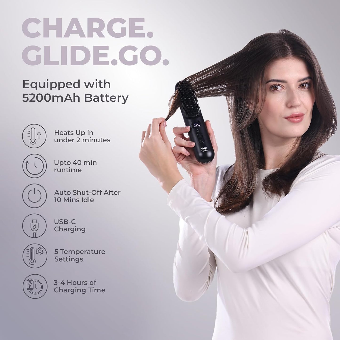 GoPRO- Portable Straightener Brush