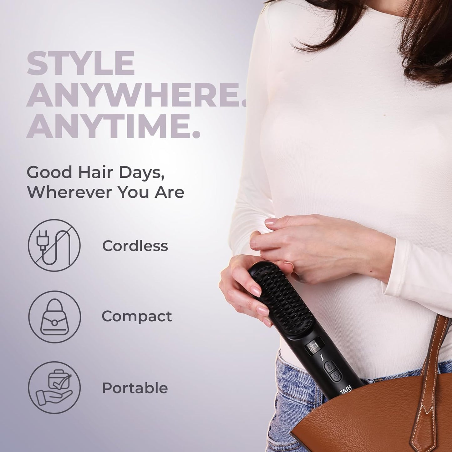 GoPRO- Portable Straightener Brush
