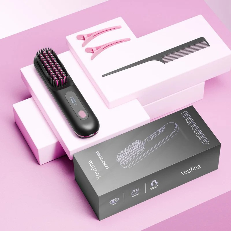 GoPRO- Portable Straightener Brush