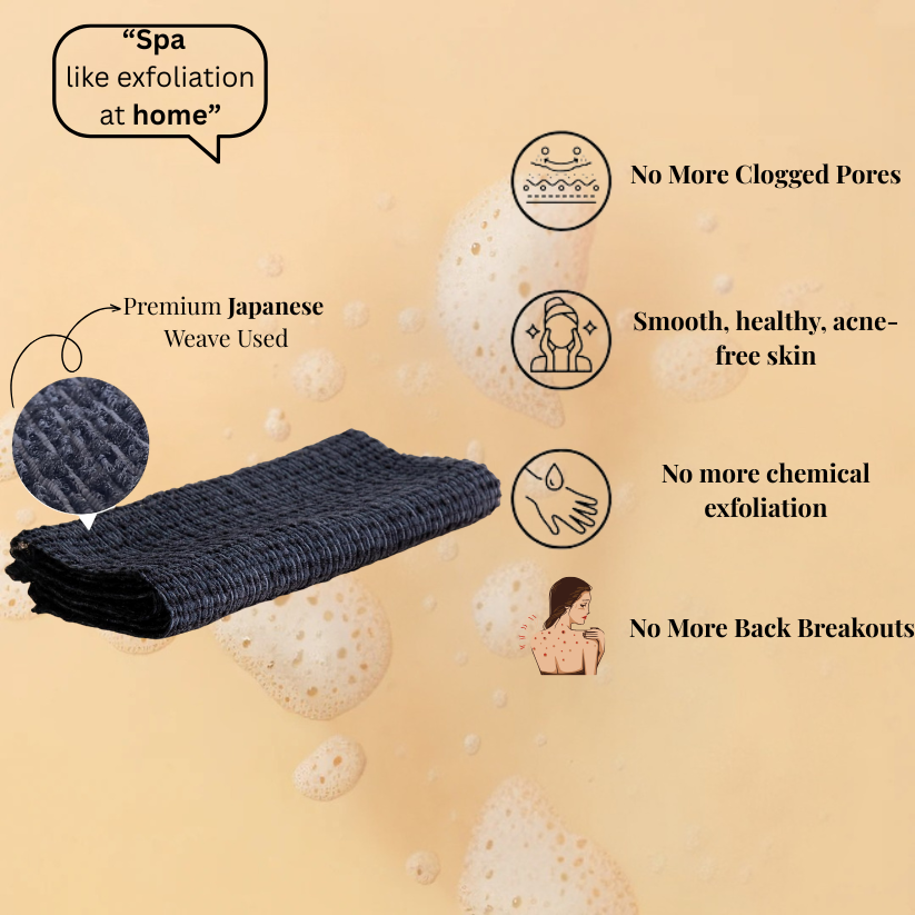 Blissy™ Japanese Exfoliating Shower Towel