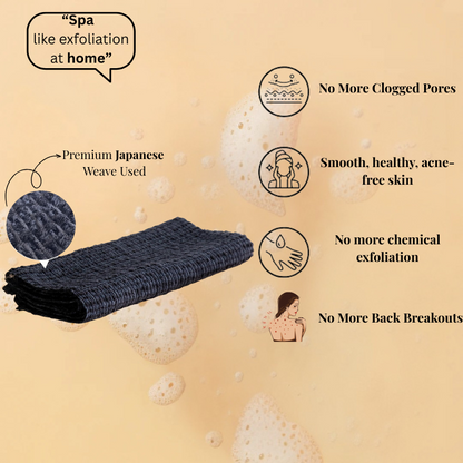 Blissy™ Japanese Exfoliating Shower Towel