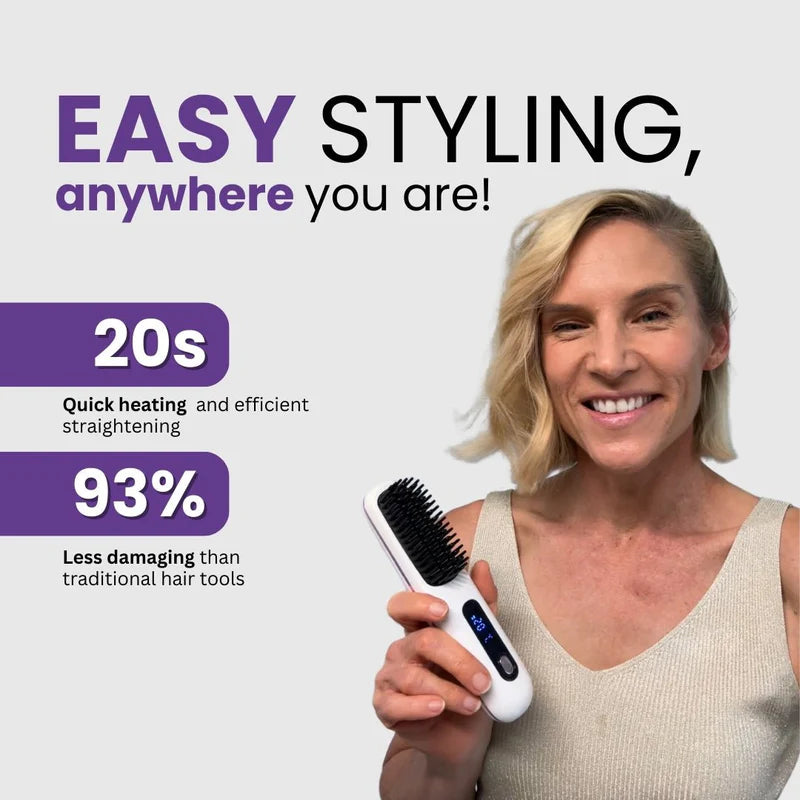 GoPRO- Portable Straightener Brush